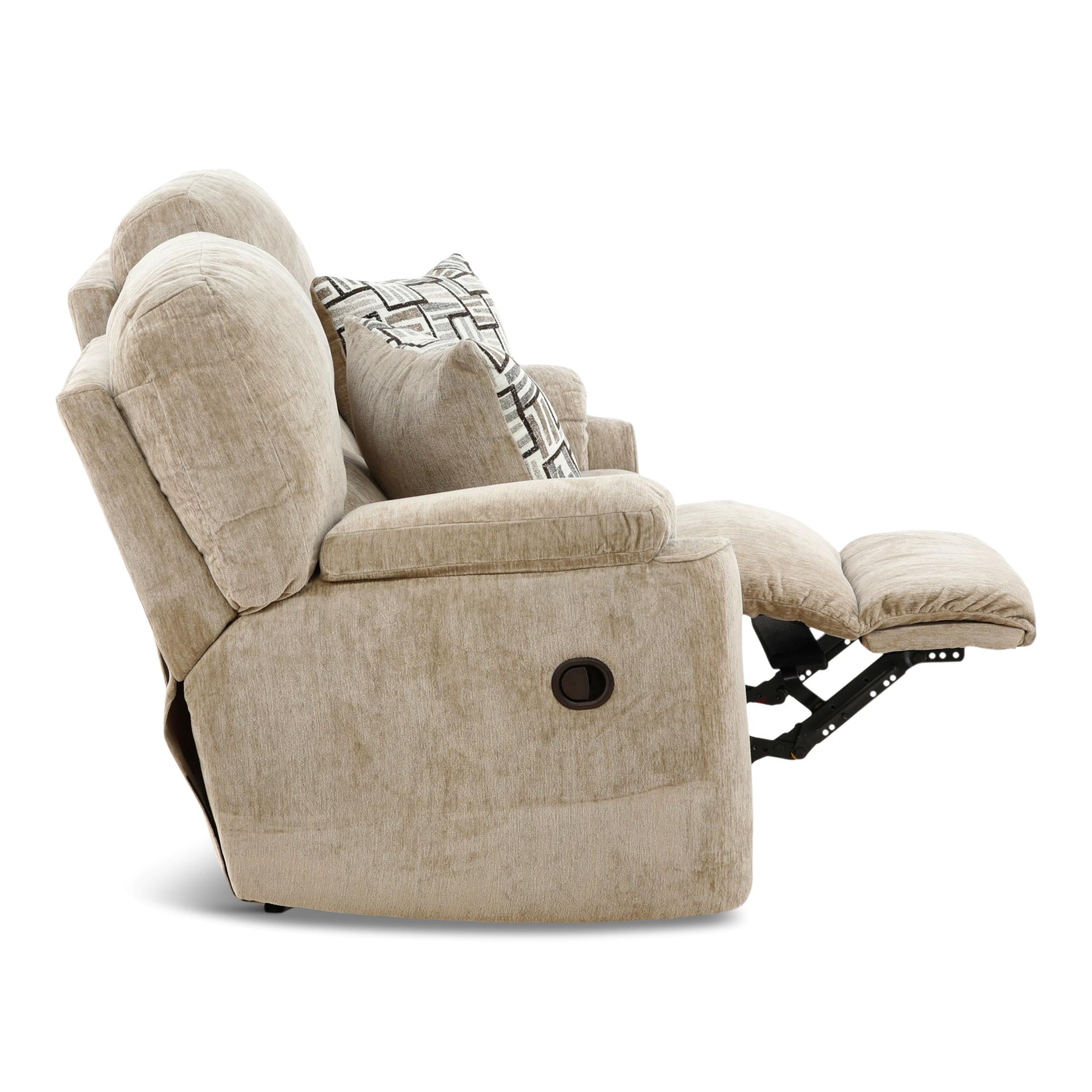 Landen Reclining Loveseat - Fabric