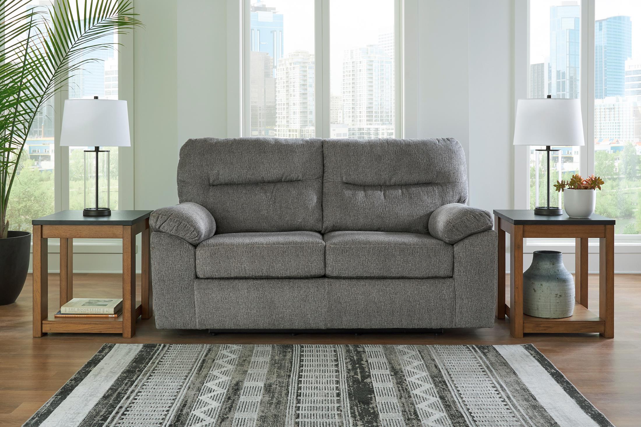 Bindura Glider Loveseat - Indoor
