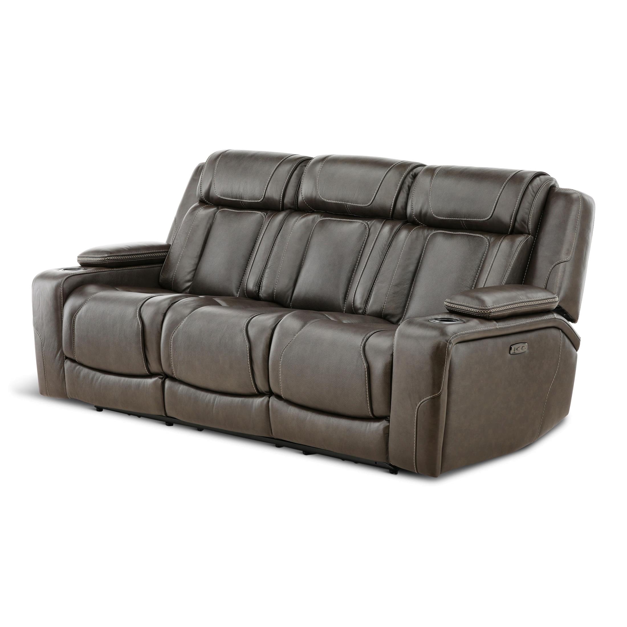 Denver Power Reclining Sofa - Leather