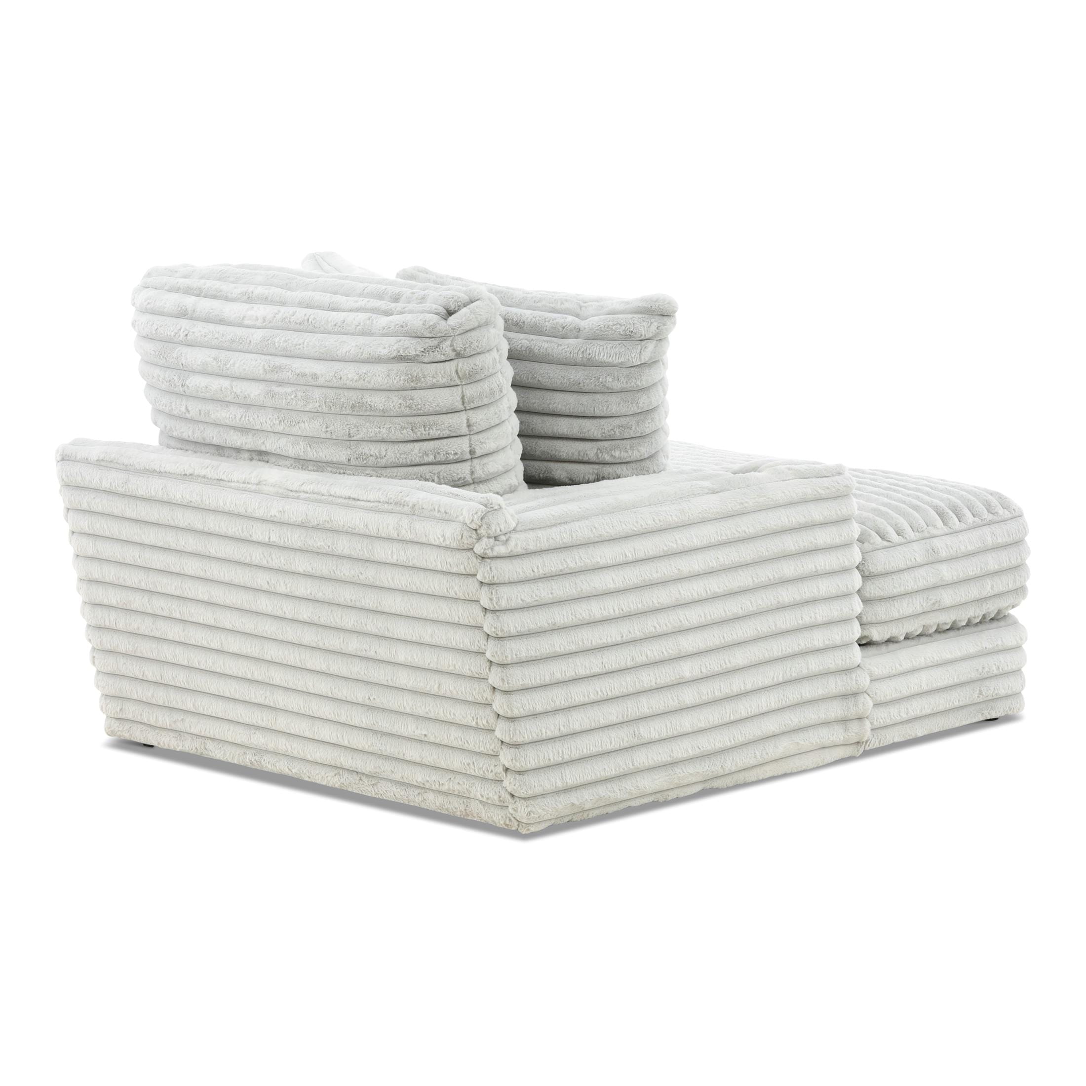 Cuddle King Oversized Chaise - Fabric