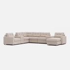 Modular One Right Facing 8-Piece Sectional - Stone