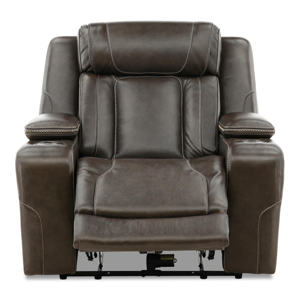 Denver Power Recliner - Leather