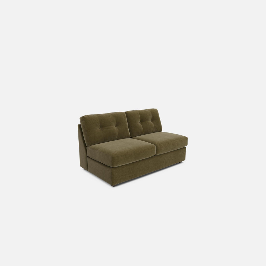 Modular One Armless Full Innerspring Sleeper Sofa - Fabric