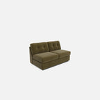 Modular One Armless Full Innerspring Sleeper Sofa - Fabric