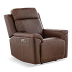 Adrian Leather Power Recliner - Reclining