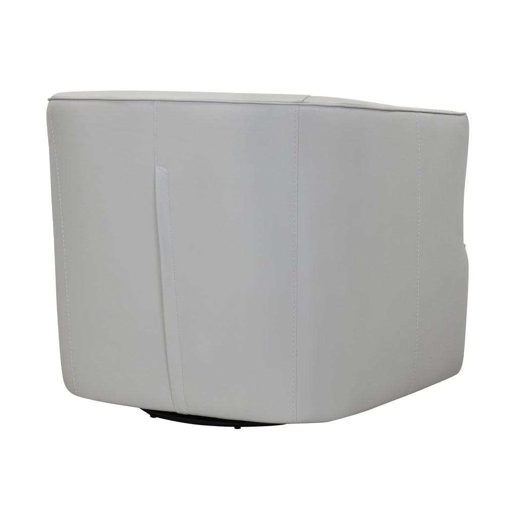 Whitney Leather Swivel Chair - Fabric