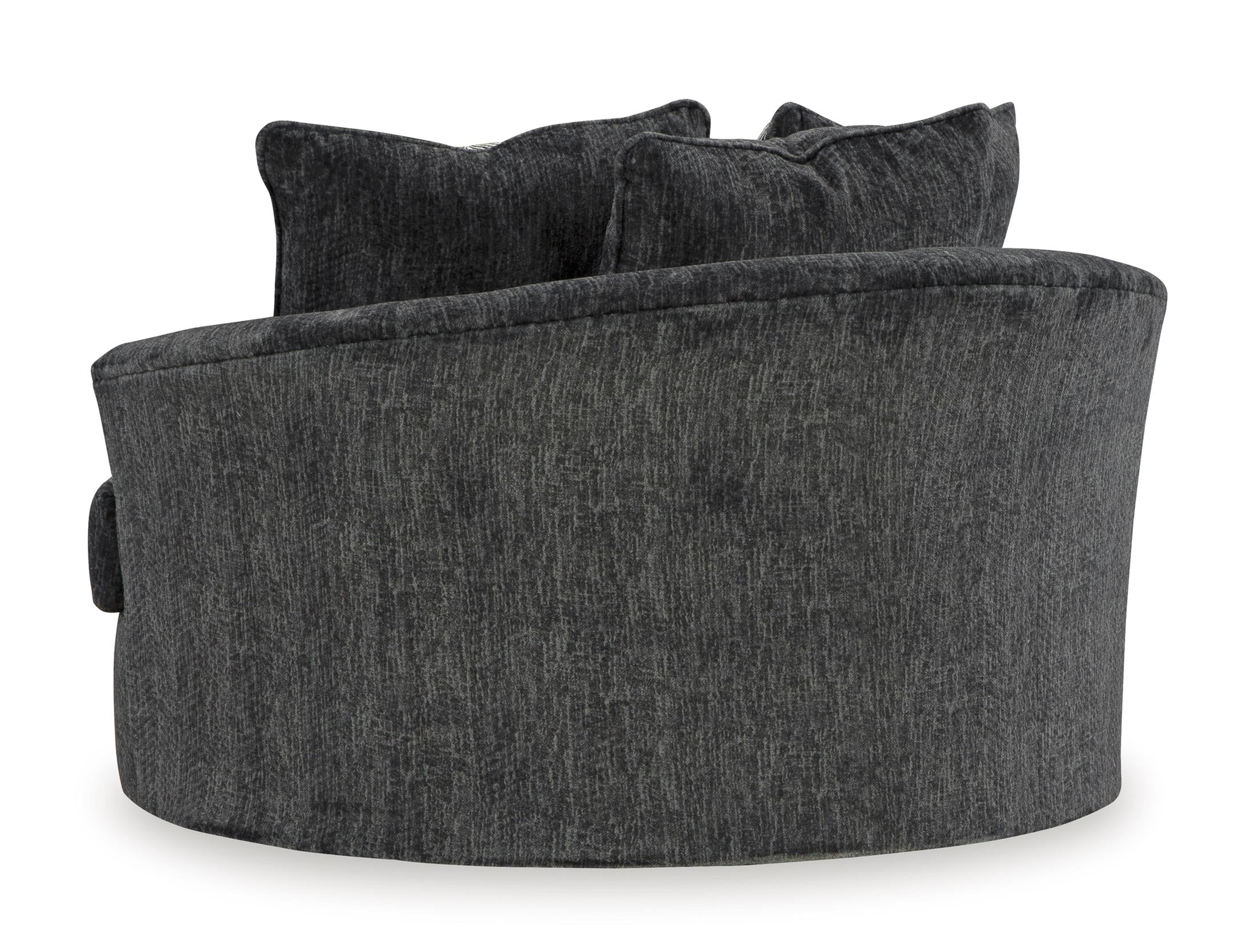 Biddeford Oversized Swivel Accent Chair - Fabric