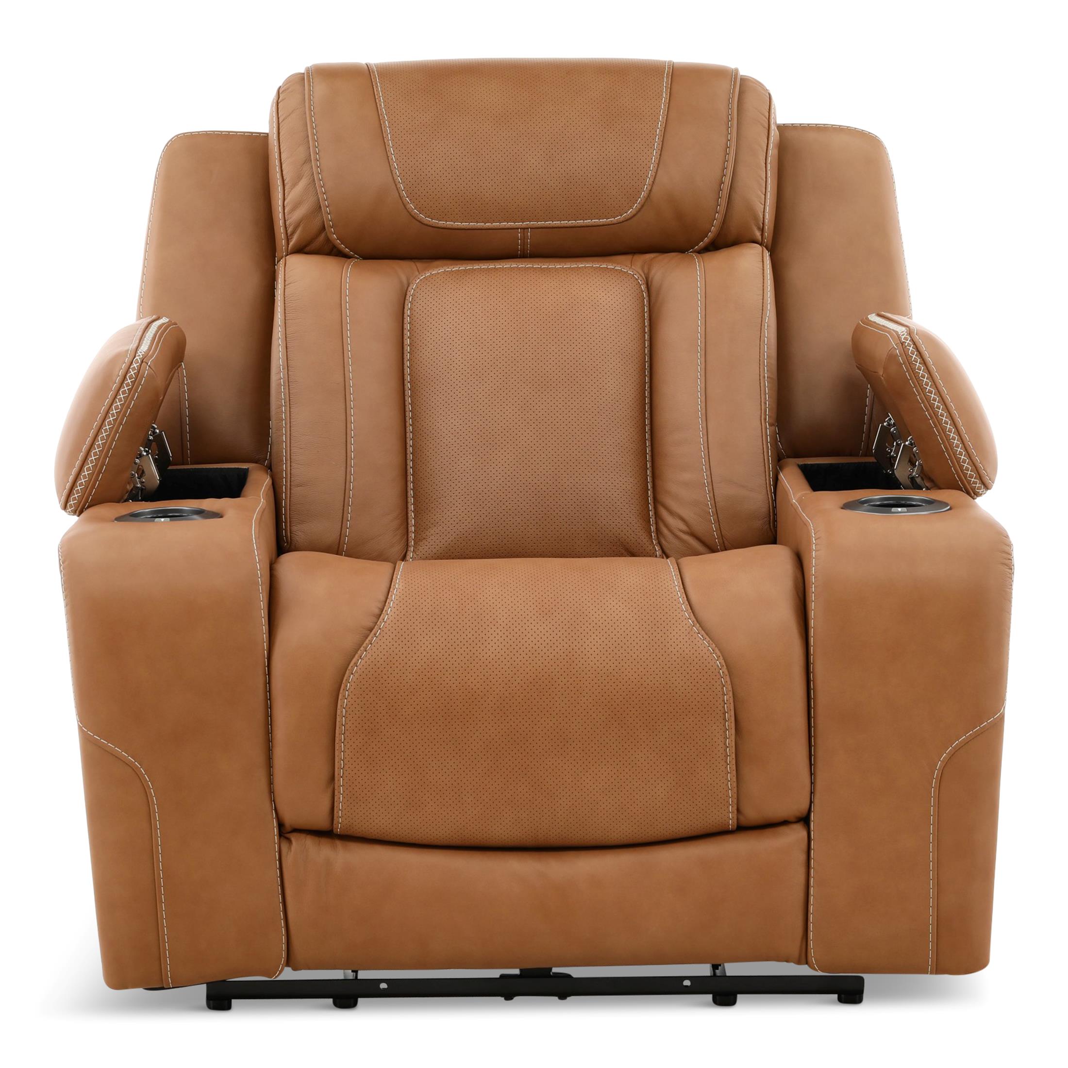 Denver Power Recliner - Leather