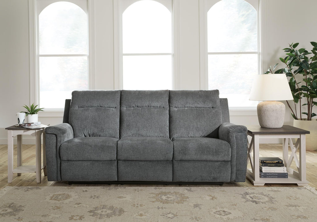 Barnsana Power Reclining Sofa - Fabric