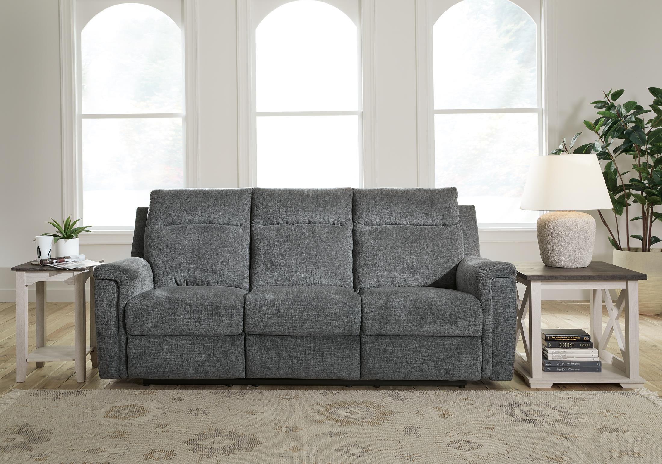 Barnsana Power Reclining Sofa - Fabric
