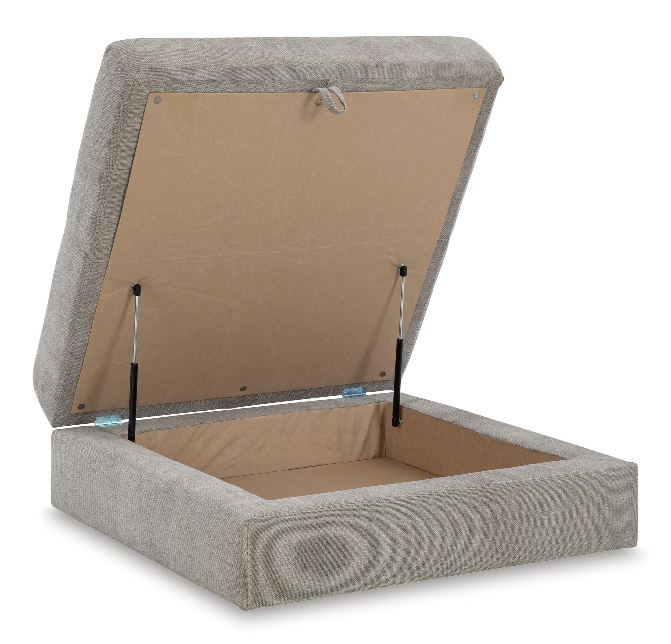 Aslan Court Storage Ottoman - Fabric