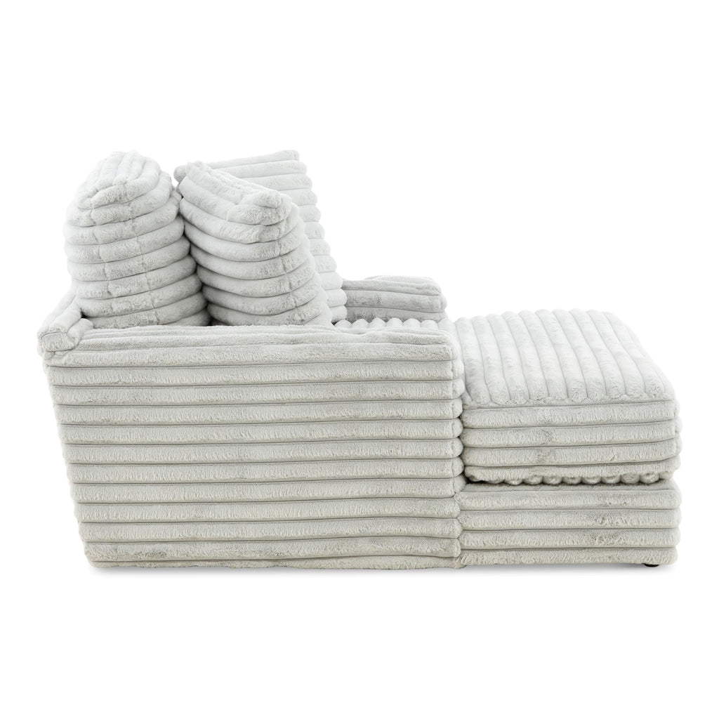 Cuddle King Oversized Chaise - Fabric