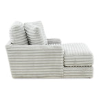 Cuddle King Oversized Chaise - Fabric