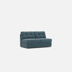 Modular One Armless Full Memory Foam Sleeper Sofa - Fabric