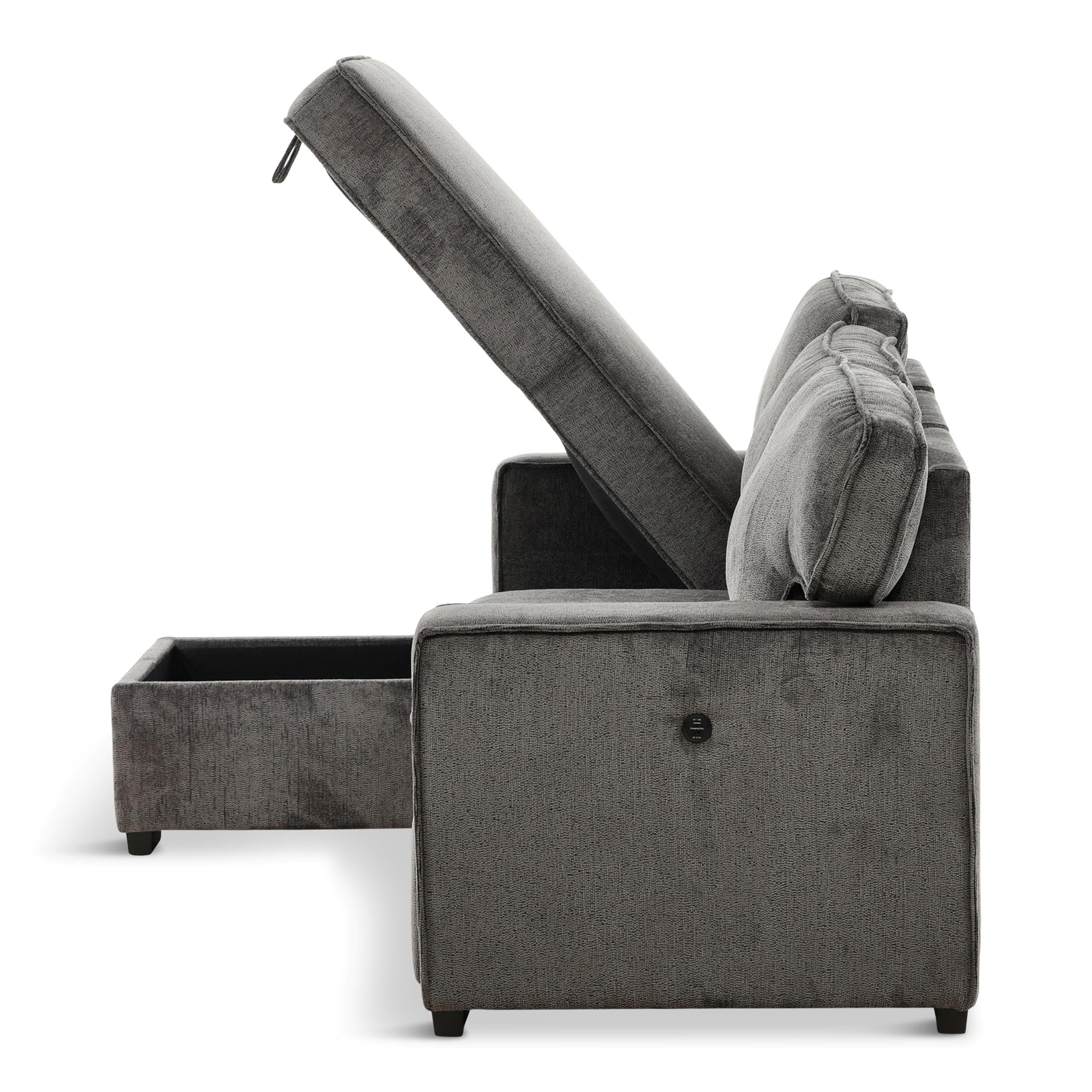 Amir 2-Piece Sectional with Sofa Bed - Set