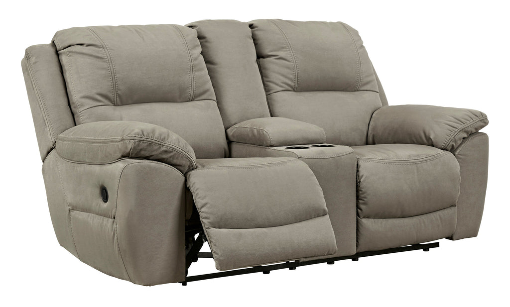 Next-Gen Gaucho Reclining Loveseat with Console - Fabric