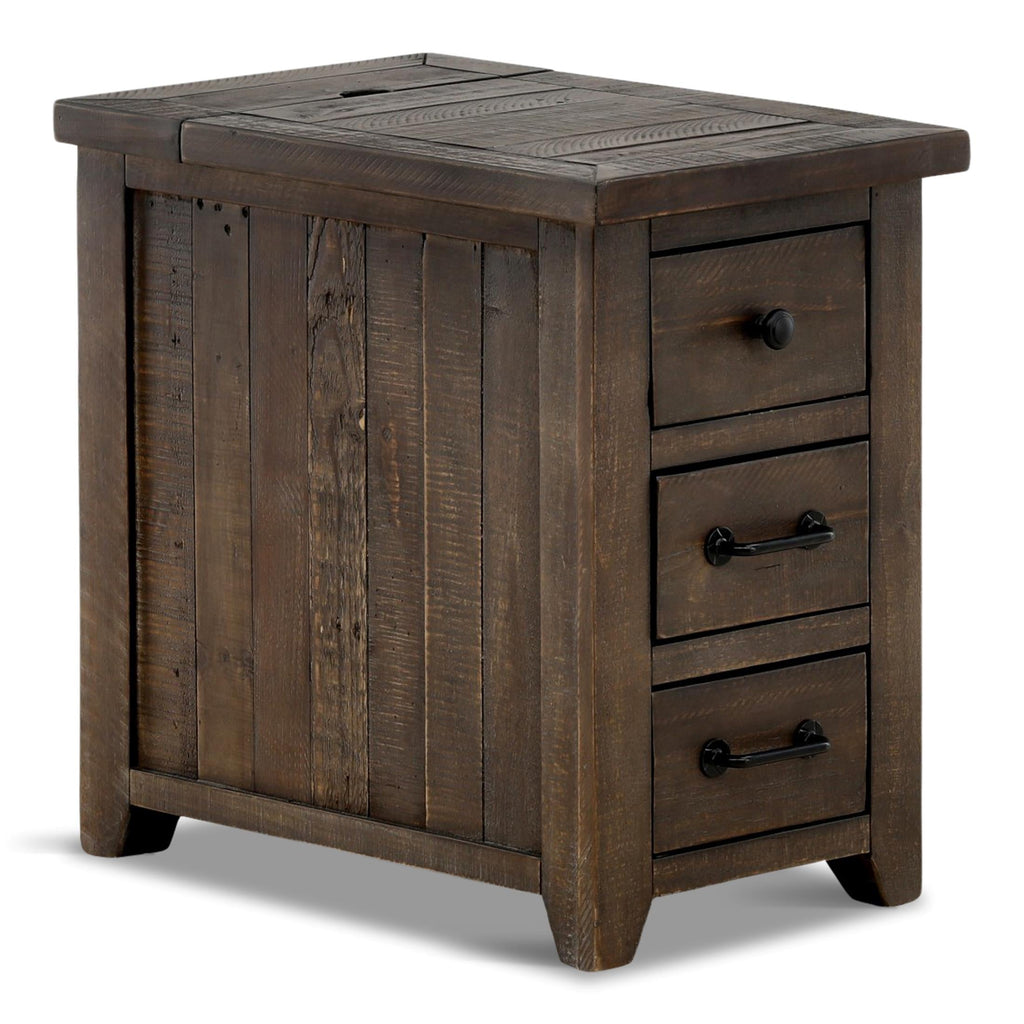 Beckett Chairside Table with Power - End Table