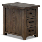 Beckett Chairside Table with Power - End Table