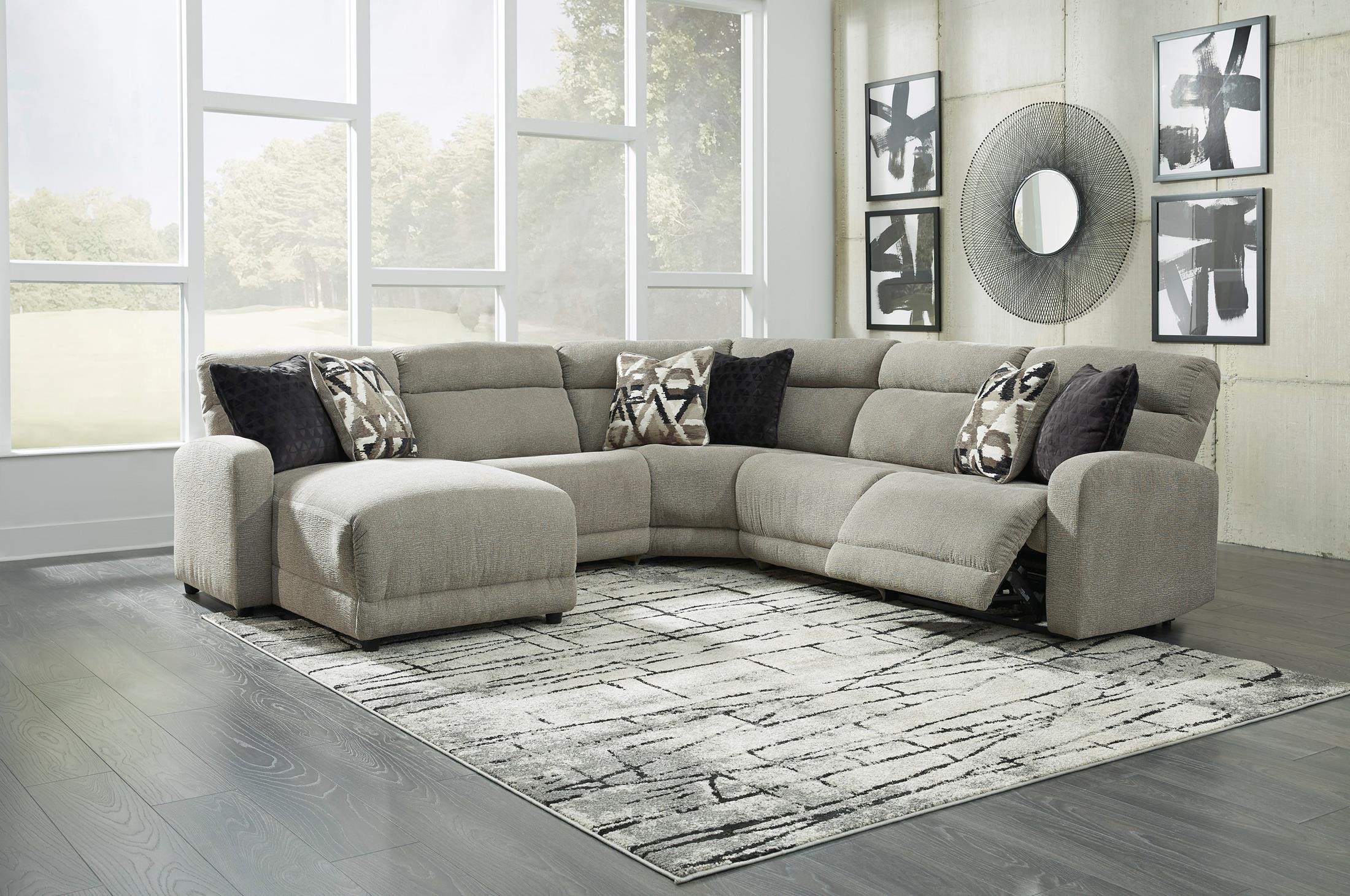 Colleyville 5-Piece Power Reclining Sectional Chaise - Set