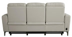 Parkside Heights Leather Power Reclining Sofa - Dove Gray