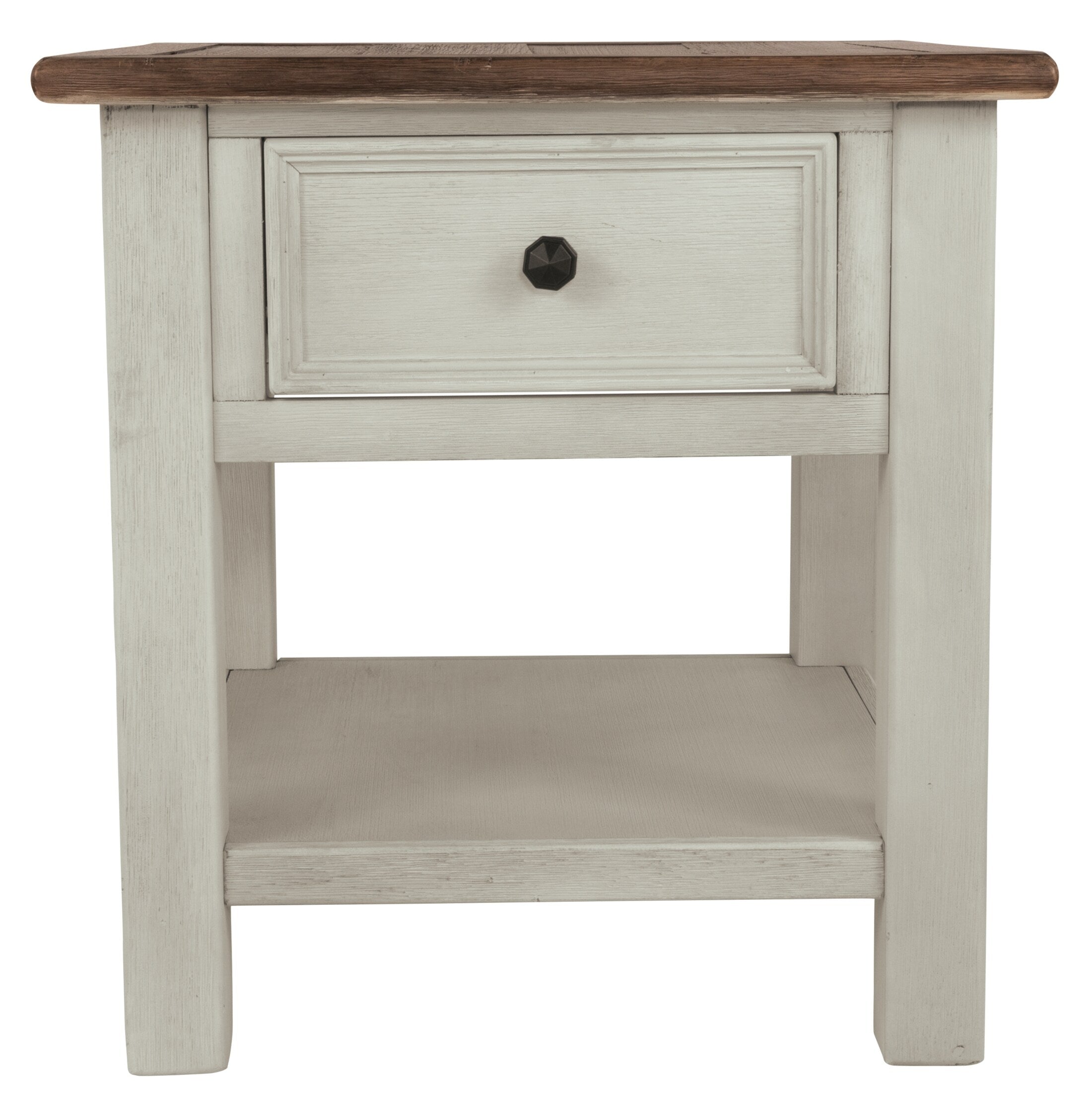 Bolanburg Chairside End Table with USB Ports & Outlets - Indoor
