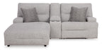 Acklen Place Left Facing 3-Piece Power Reclining Sectional Sofa with Chaise - Set