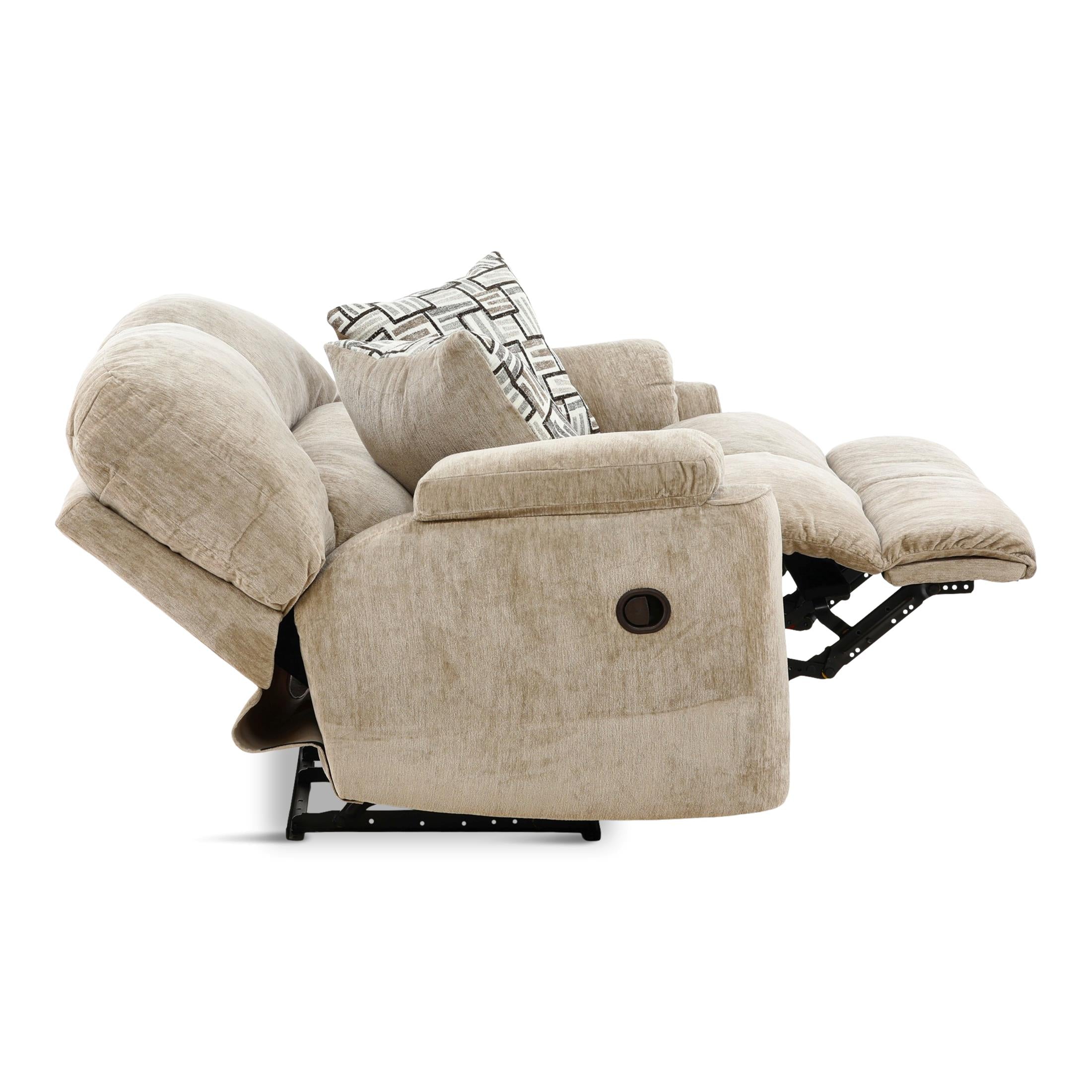 Landen Reclining Loveseat - Fabric