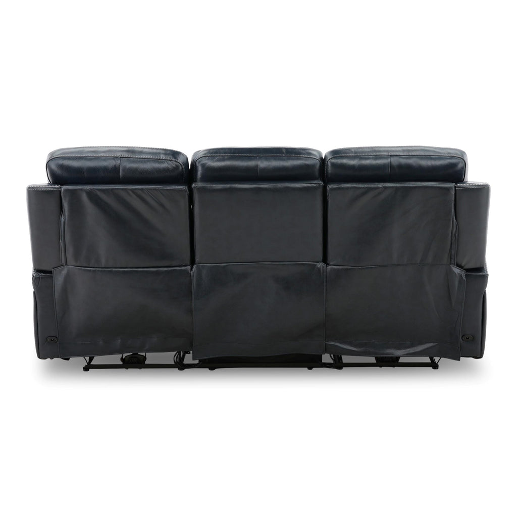 Hampton Leather Home Theater Sofa - Power