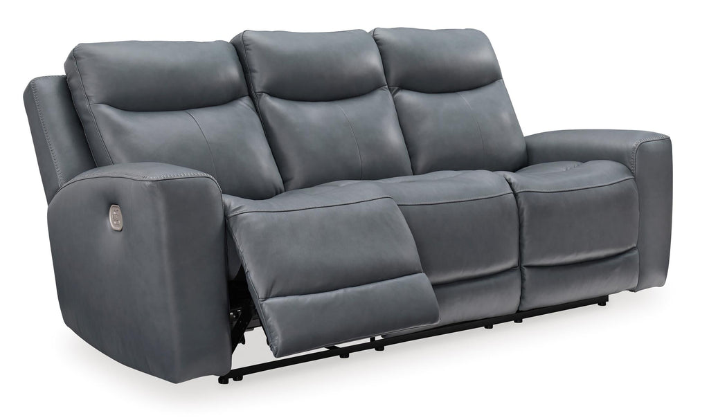Mindanao Power Reclining Sofa - Steel