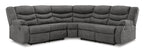 Partymate 2-Piece Reclining Sectional - Brindle