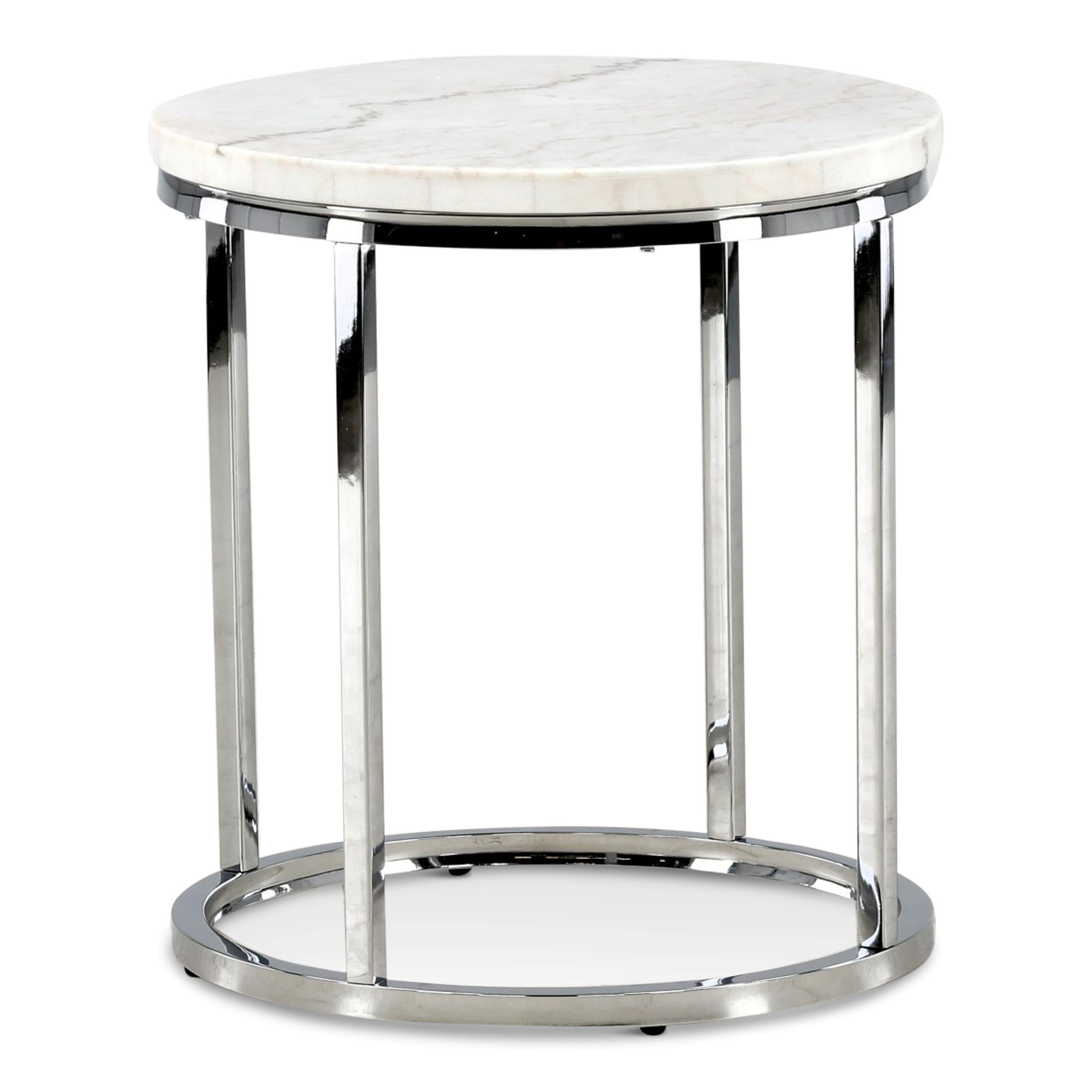 Casablanca Marble Top End Table - Indoor
