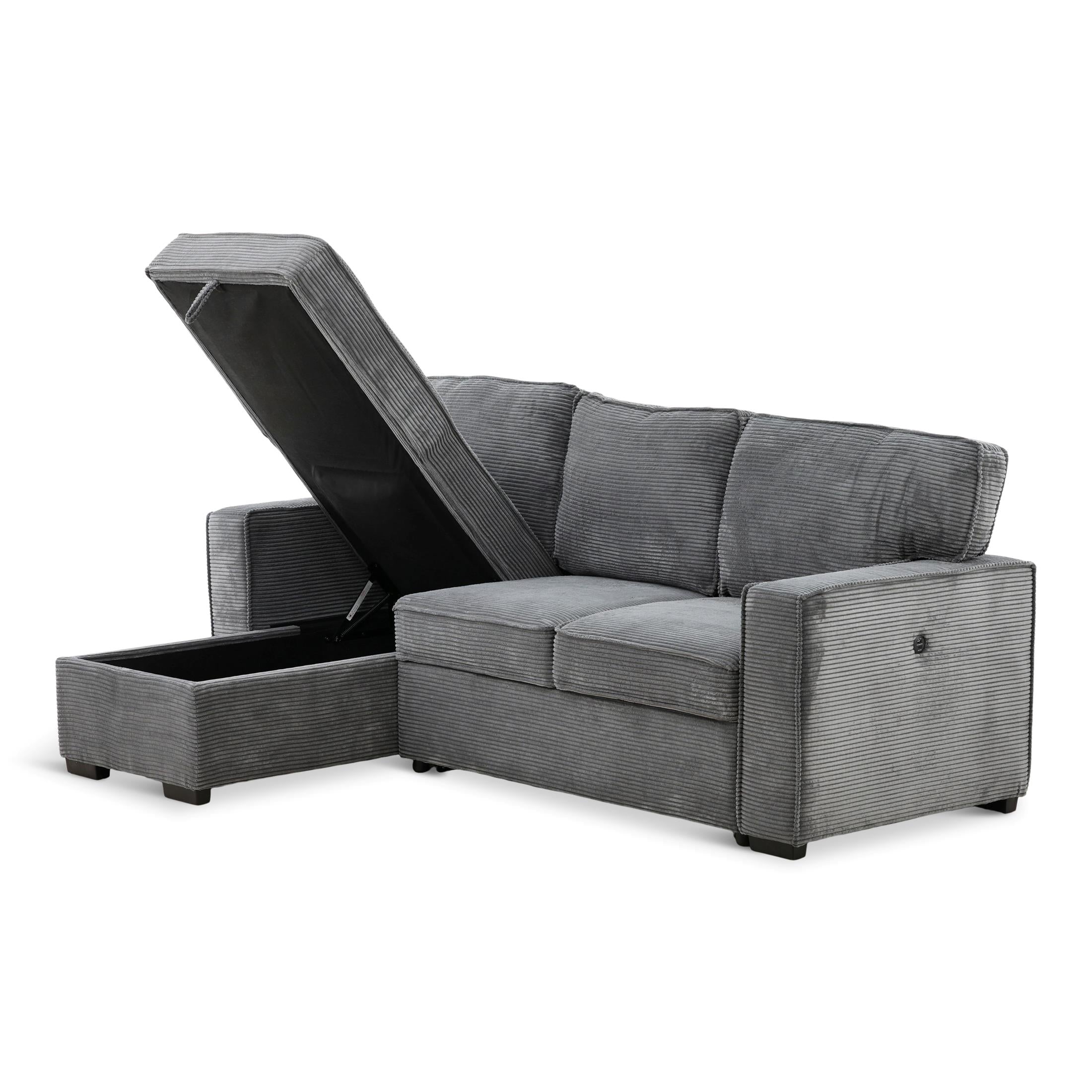 Amir 2-Piece Sectional with Sofa Bed - Set