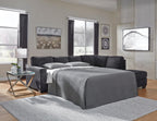 Altari 2-Piece Slate Sleeper Sectional with Chaise - Set