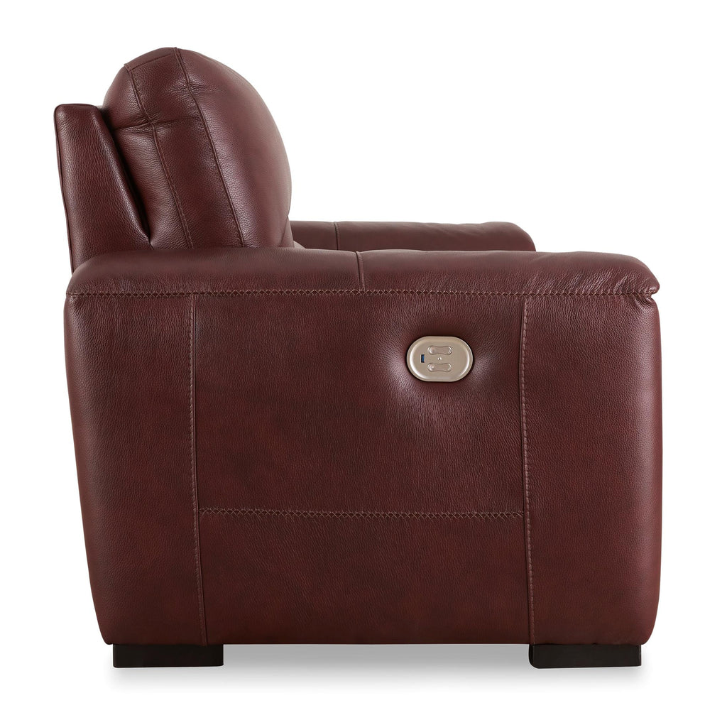 Alessandro Power Reclining Console Loveseat - Leather