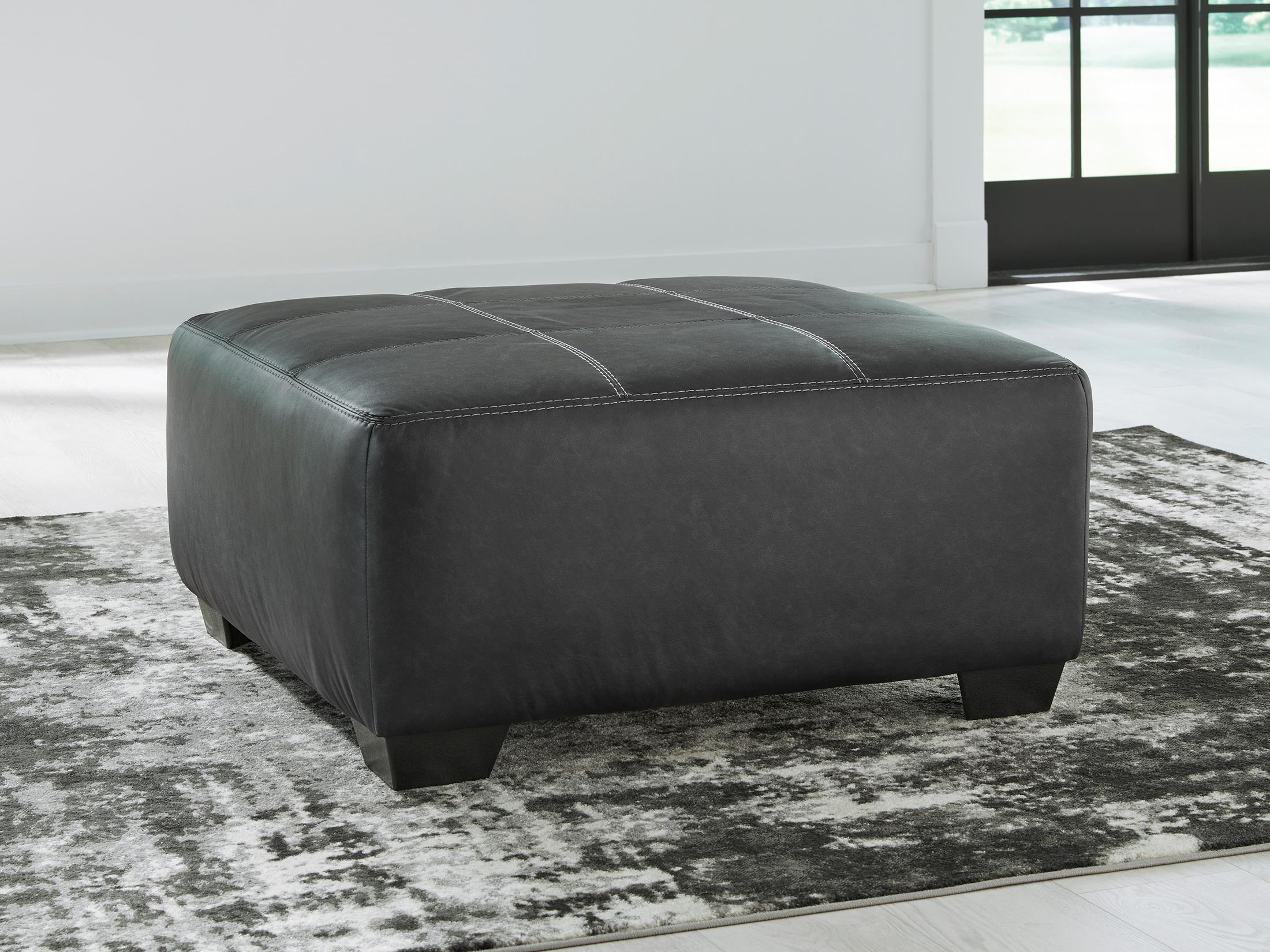 Brixley Pier Oversized Accent Ottoman - Fabric