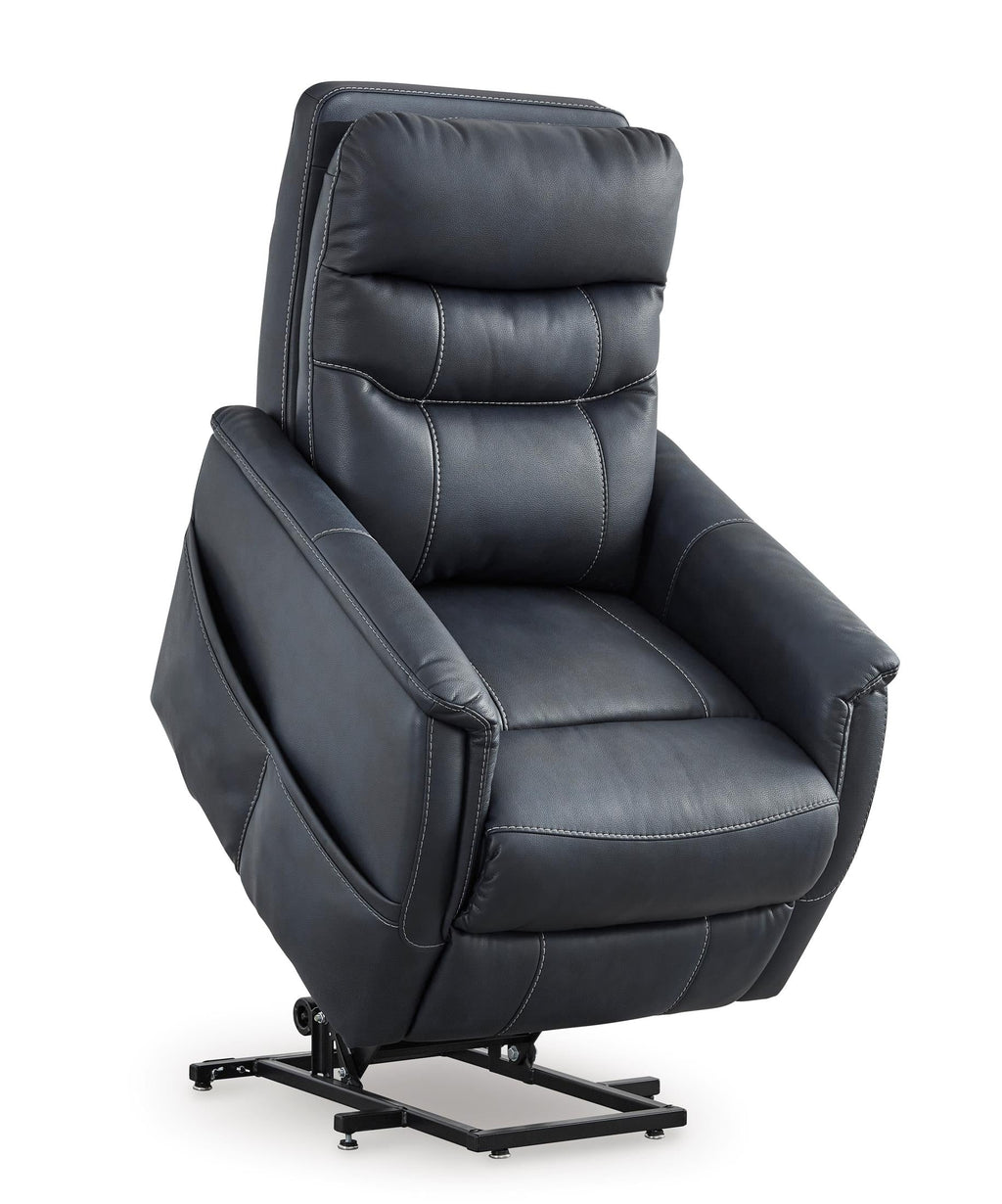 Strawbill Power Lift Recliner - Reclining