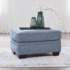 Carissa Manor Ottoman - Fabric