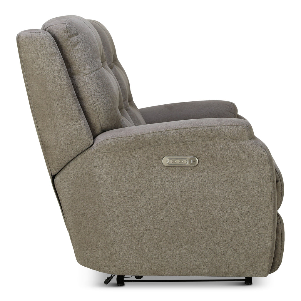 Darby Power Reclining Loveseat with Console - Fabric