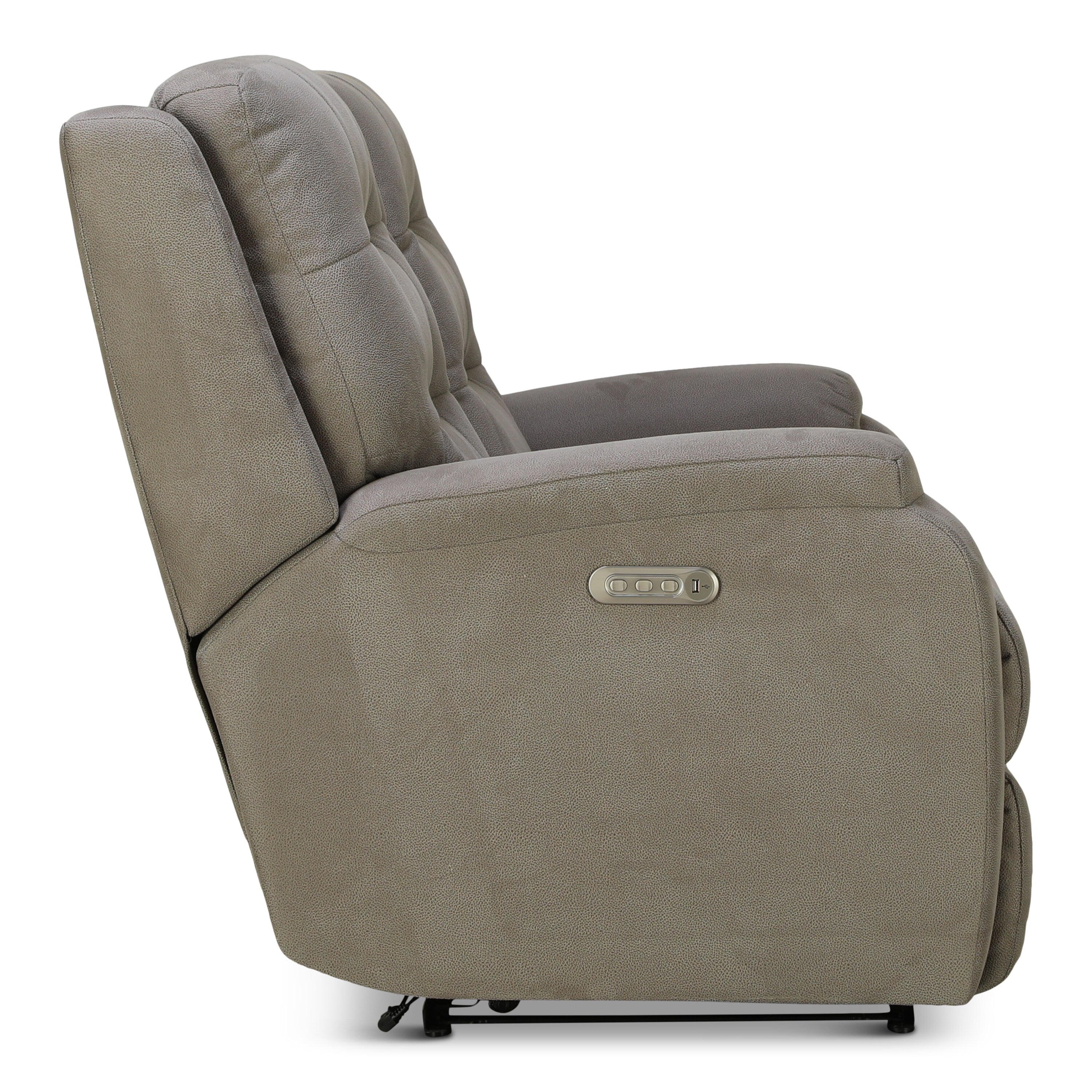 Darby Power Reclining Loveseat with Console - Fabric