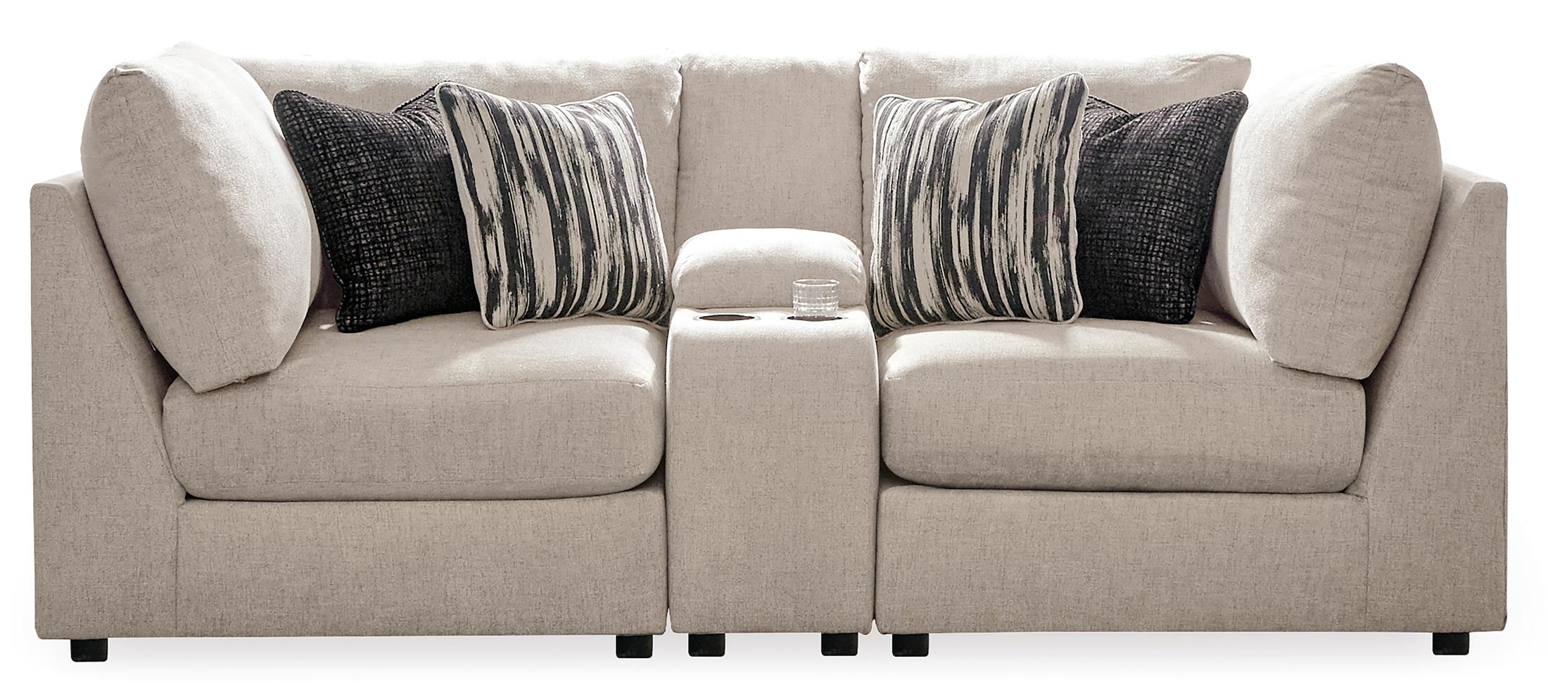Kellway 3-Piece Loveseat with Console - Set