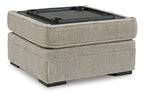Calnita Ottoman With Storage - Fabric