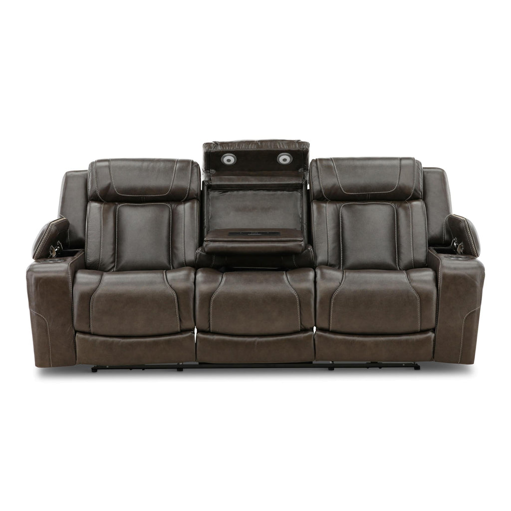 Denver Power Reclining Sofa - Leather