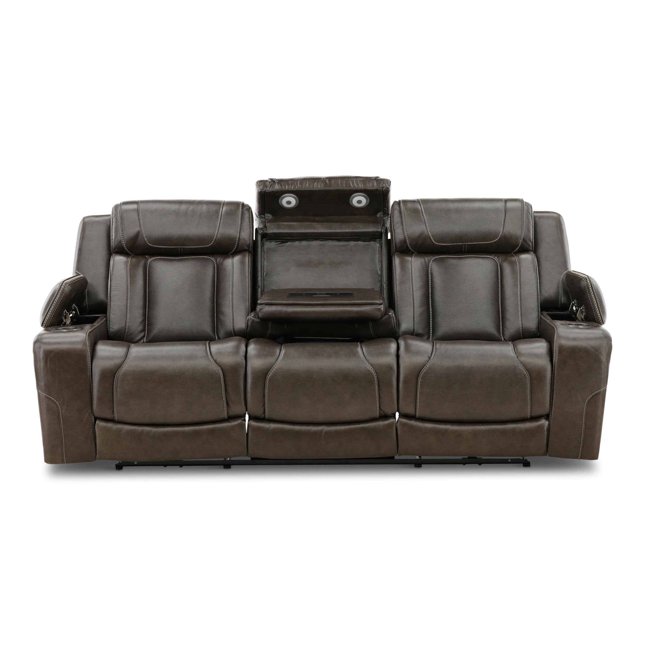 Denver Power Reclining Sofa - Leather