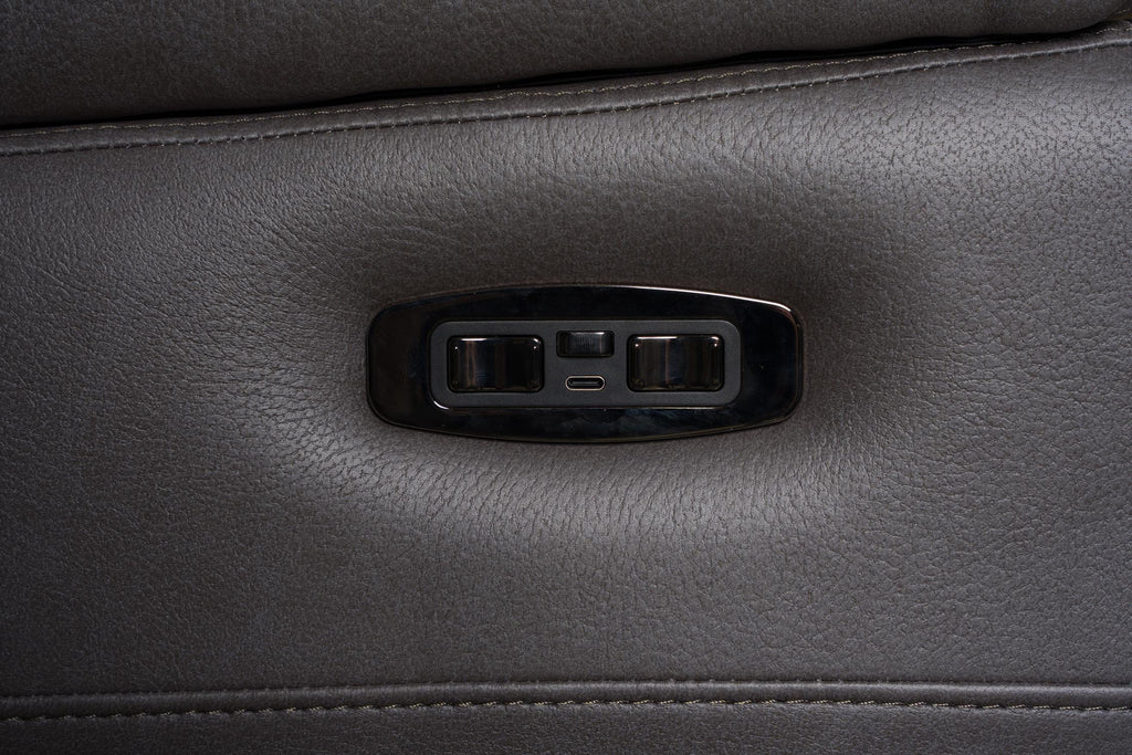 Fowler Power Sofa with Drop Down Table - Fabric