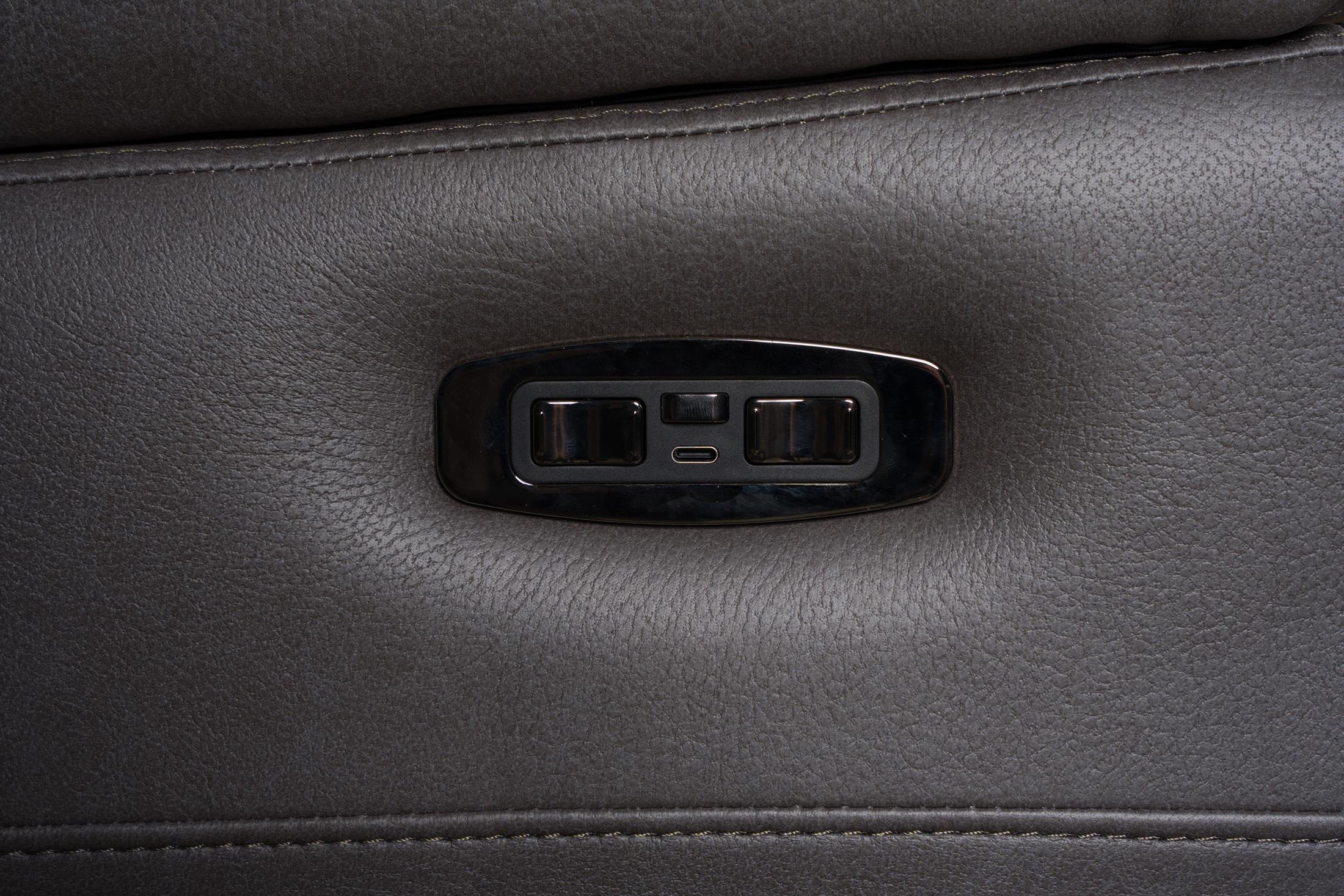 Fowler Power Sofa with Drop Down Table - Fabric