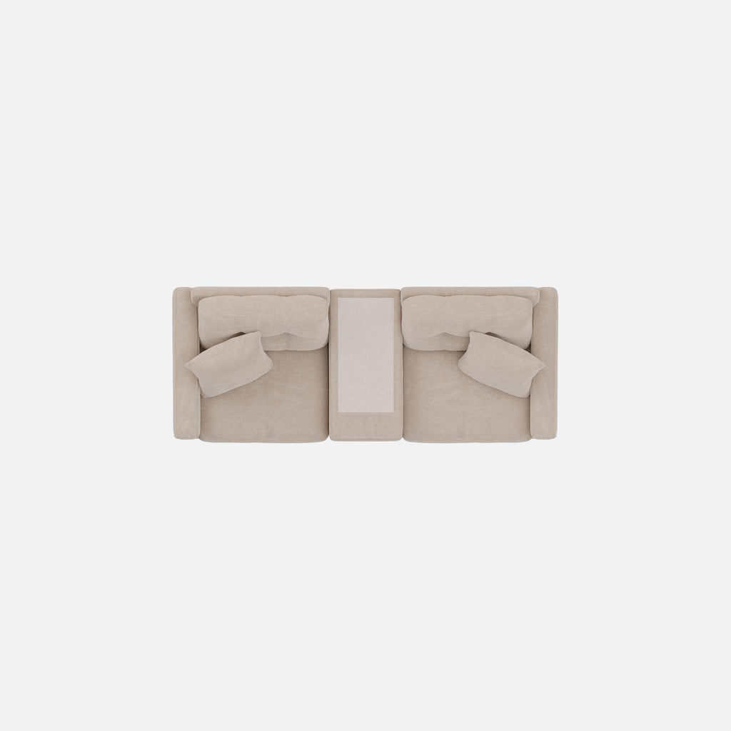 Modular 3-Piece Console Loveseat