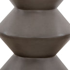 Lizzie Concrete Indoor Outdoor Accent Stool End Table - Coffee Table