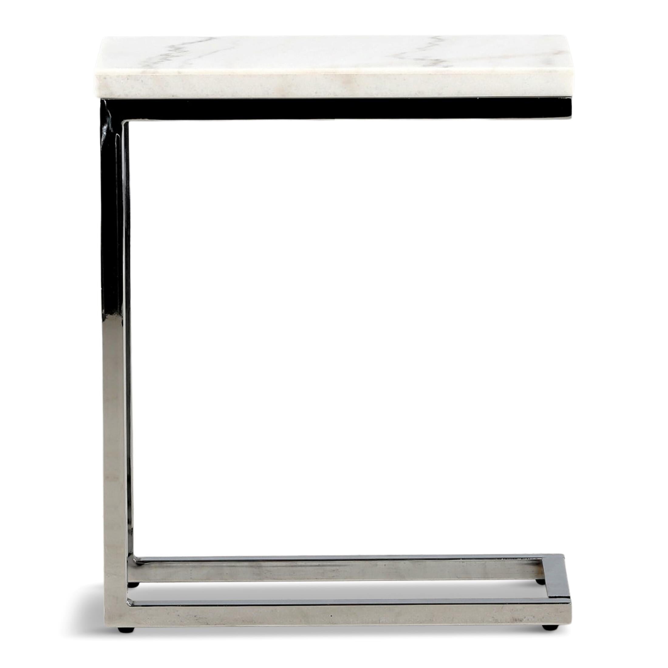 Casablanca Marble Top Chairside Table - End Table