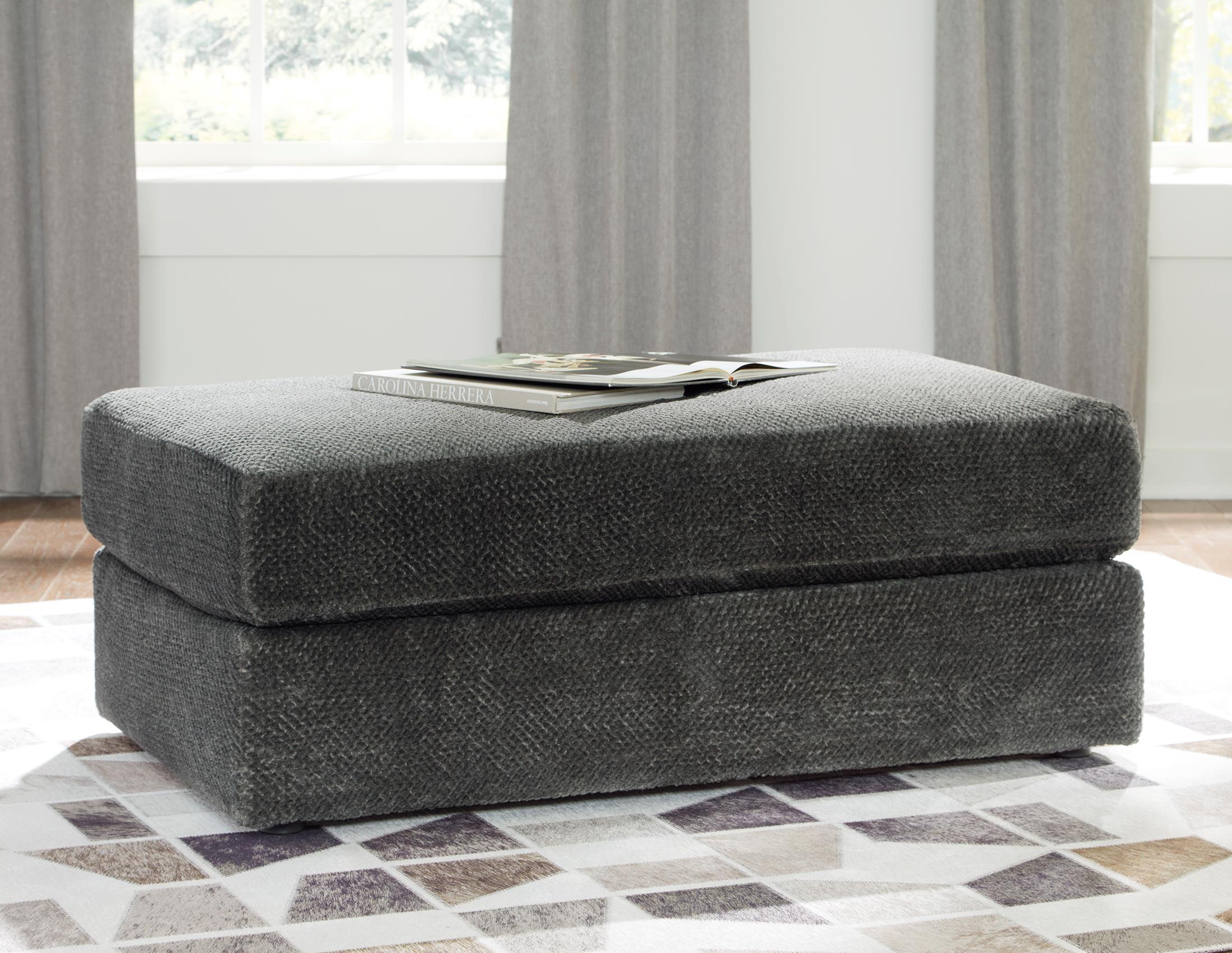 Karinne Oversized Accent Ottoman - Fabric