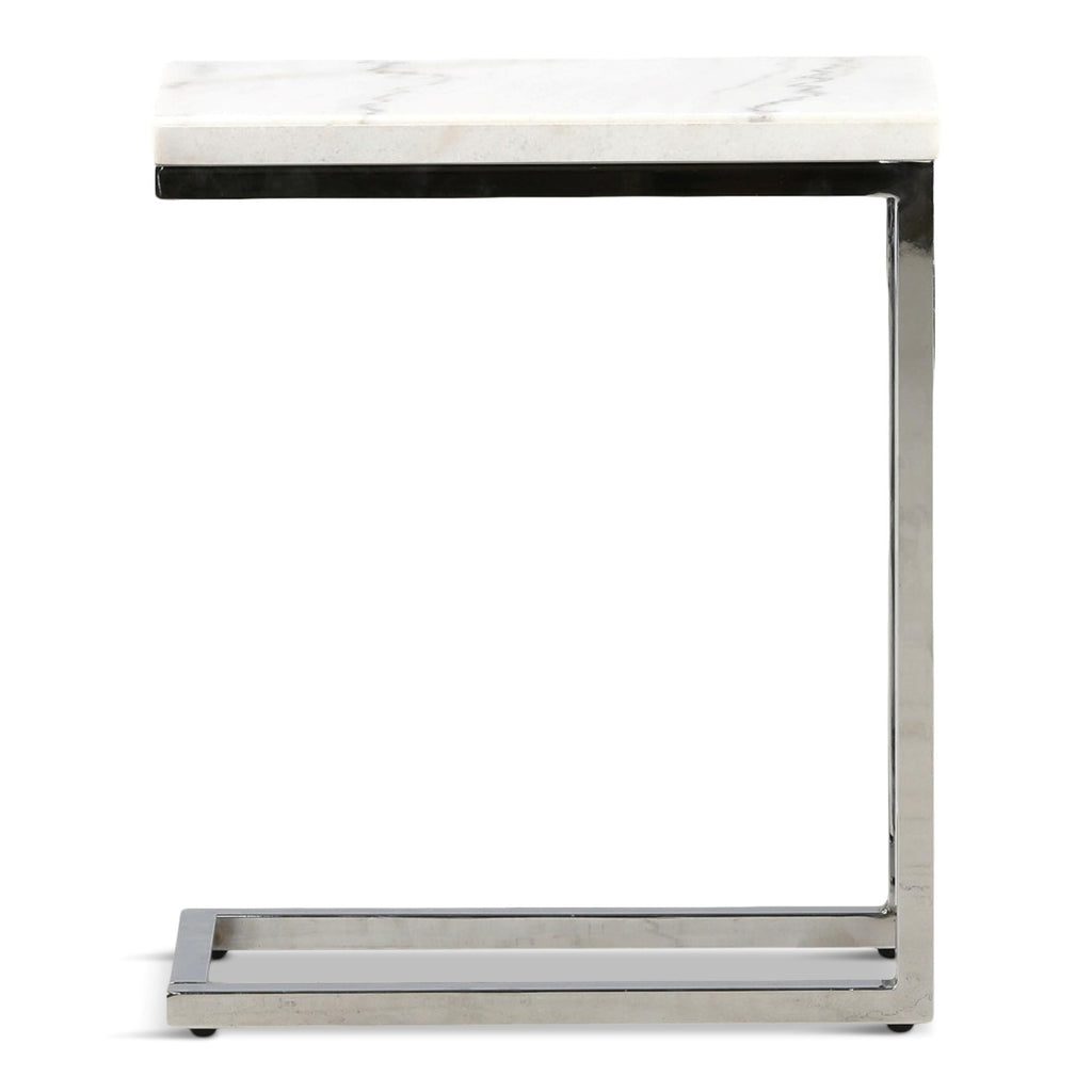 Casablanca Marble Top Chairside Table - End Table